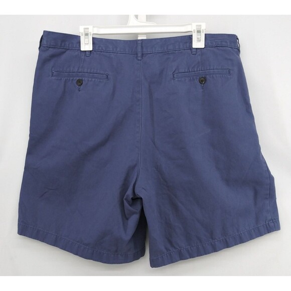 Lands End Shorts Mens Size 40 Blue Legacy Chino - Picture 2 of 5